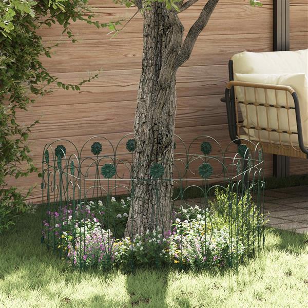 Grote foto vidaxl tuinhek latwerk groen tuin en terras tuindecoratie