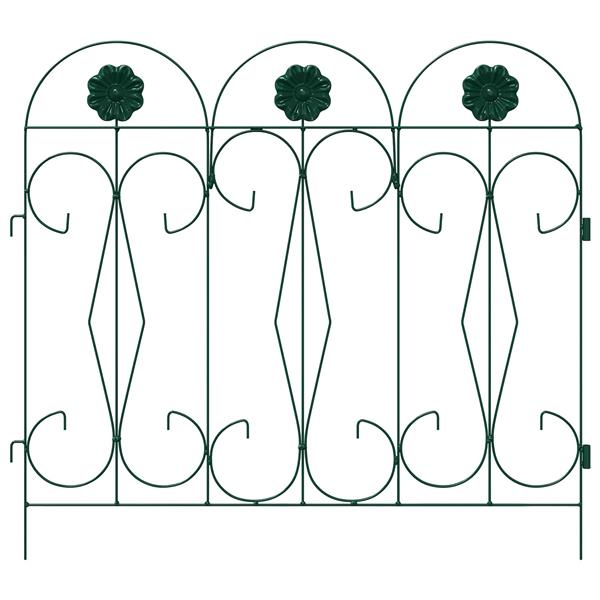 Grote foto vidaxl tuinhek latwerk groen tuin en terras tuindecoratie