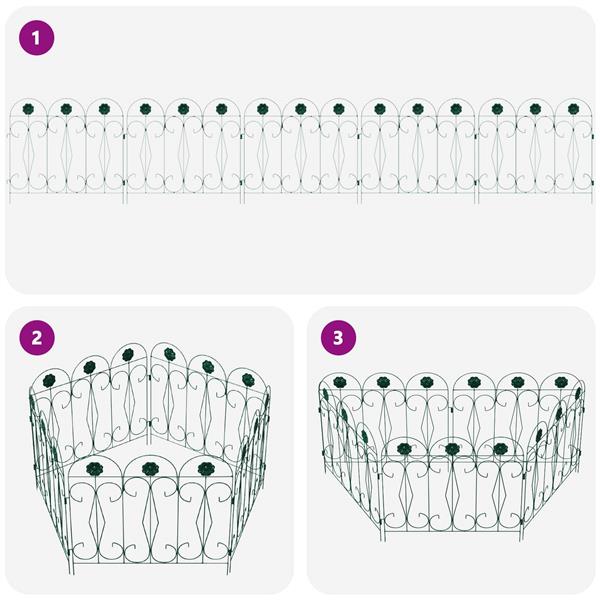 Grote foto vidaxl tuinhek latwerk groen tuin en terras tuindecoratie
