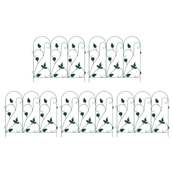 Grote foto vidaxl tuinhek latwerk groen tuin en terras tuindecoratie