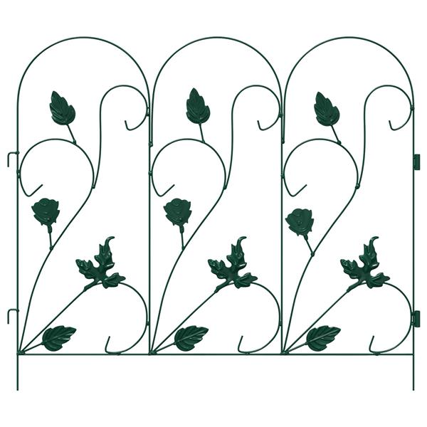 Grote foto vidaxl tuinhek latwerk groen tuin en terras tuindecoratie