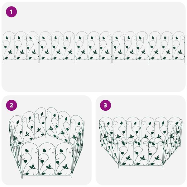 Grote foto vidaxl tuinhek latwerk groen tuin en terras tuindecoratie