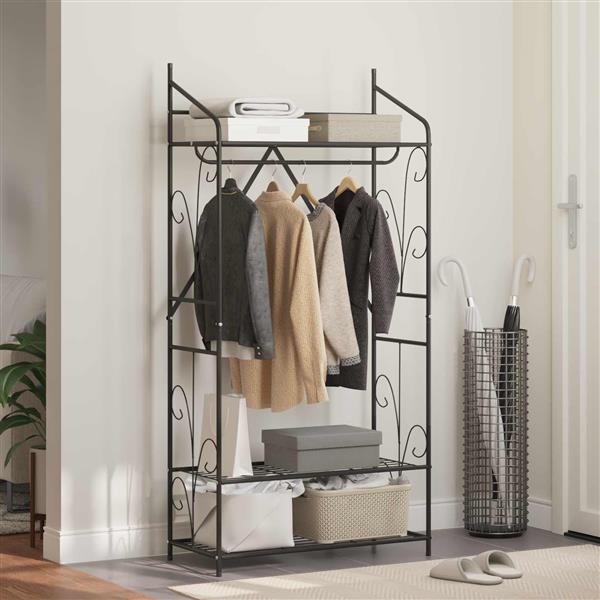 Grote foto vidaxl open kledingkast effen huis en inrichting overige