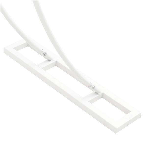 Grote foto vidaxl trouwbogen wit 223 x 45 x 201 cm staal tuin en terras overige tuin en terras