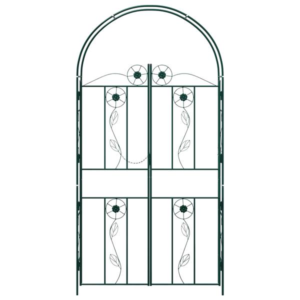 Grote foto vidaxl tuin boog effen groen tuin en terras overige tuin en terras