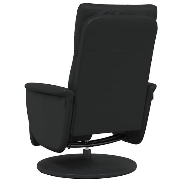 Grote foto vidaxl massage recliner stoel zwart 71 x 90 x 105 cm nep leer huis en inrichting stoelen