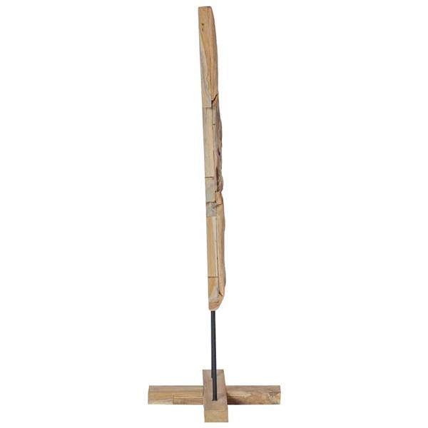 Grote foto vidaxl kerstboom met standaard bruin 120 cm massief teakhout diversen overige diversen