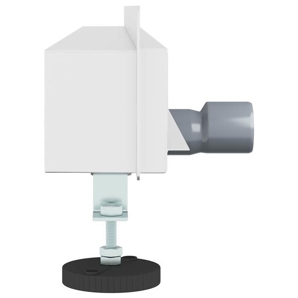 Grote foto vidaxl wandgemonteerde douche afvoer zilver 90 cm roestvrij staal 304 doe het zelf en verbouw sanitair