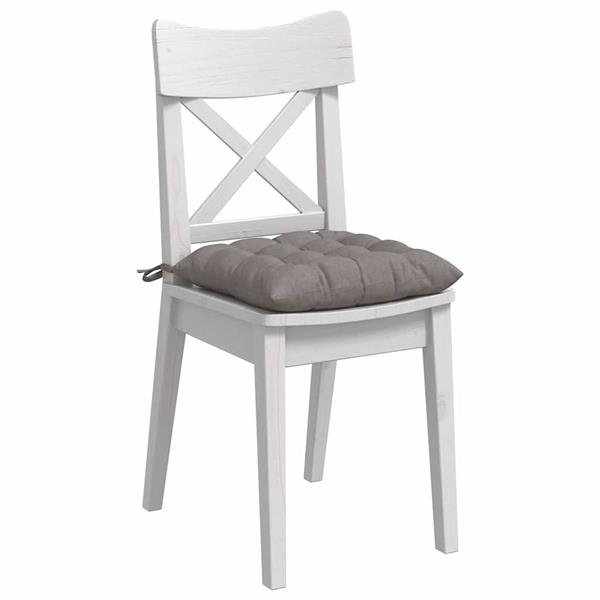 Grote foto vidaxl zitkussens 4 pcs taupe 40 x 40 x 6 cm stof huis en inrichting woningdecoratie