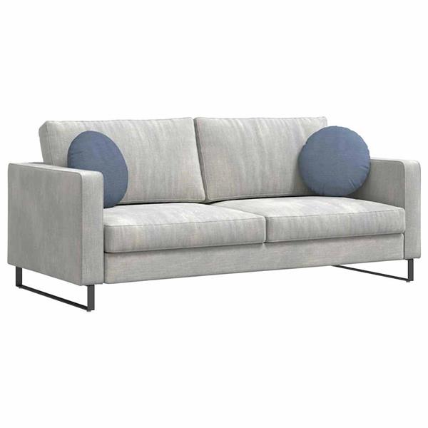 Grote foto vidaxl zitkussens 2 pcs blauw 40 cm katoen stof huis en inrichting woningdecoratie