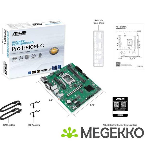 Grote foto asus pro h810m c csm computers en software moederborden