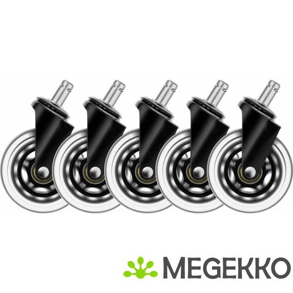 Grote foto deltaco gam 157 universele wieltjes voor gamingstoelen spelcomputers games overige merken