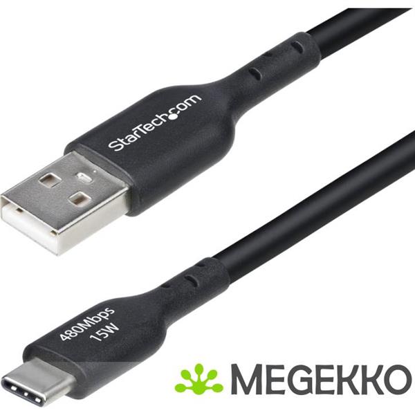 Grote foto startech.com 4m usb a naar usb c laadkabel usb a naar usb type c oplaadkabel opladen synchronise computers en software overige computers en software