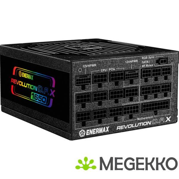 Grote foto enermax ert1650ewt power supply unit 1650 w 20 4 pin atx atx zwart computers en software overige