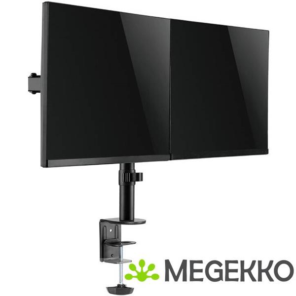 Grote foto logilink bp0098 monitorarm 2x32 computers en software overige computers en software