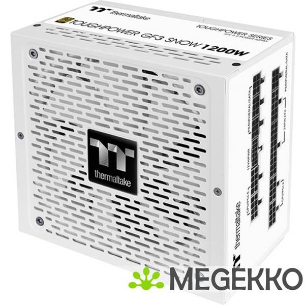Grote foto thermaltake toughpower gf3 snow 1200w tt premium edition power supply unit wit computers en software overige