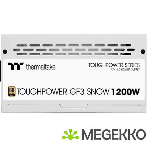 Grote foto thermaltake toughpower gf3 snow 1200w tt premium edition power supply unit wit computers en software overige
