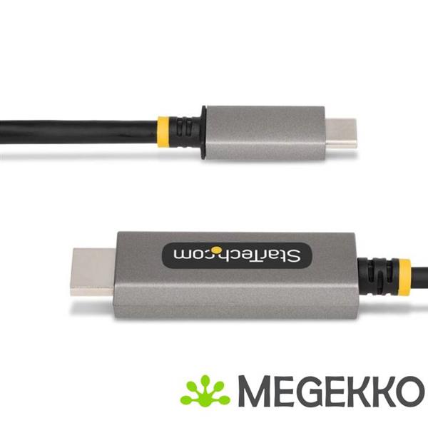 Grote foto startech.com 2m usb c naar hdmi adapter kabel 8k 60hz 4k 144hz hdr10 usb type c naar hdmi 2.1 vi computers en software overige computers en software