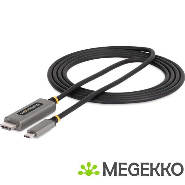 Grote foto startech.com 2m usb c naar hdmi adapter kabel 8k 60hz 4k 144hz hdr10 usb type c naar hdmi 2.1 vi computers en software overige computers en software