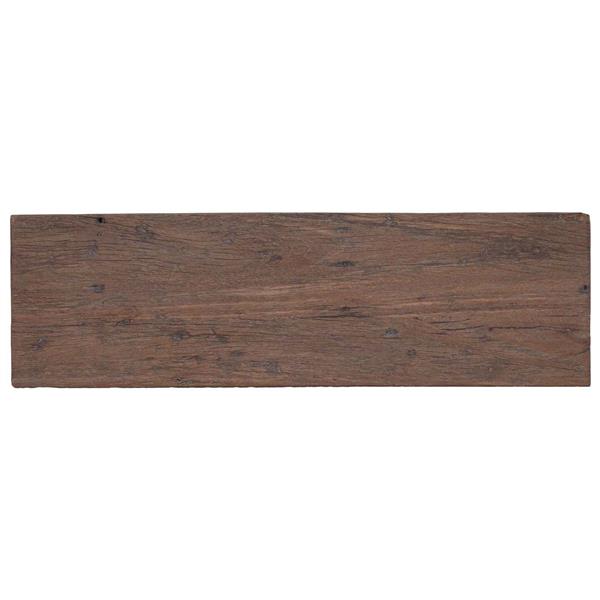 Grote foto vidaxl bank naturel 100 x 30 x 50 cm massief gerecycled hout huis en inrichting overige huis en inrichting