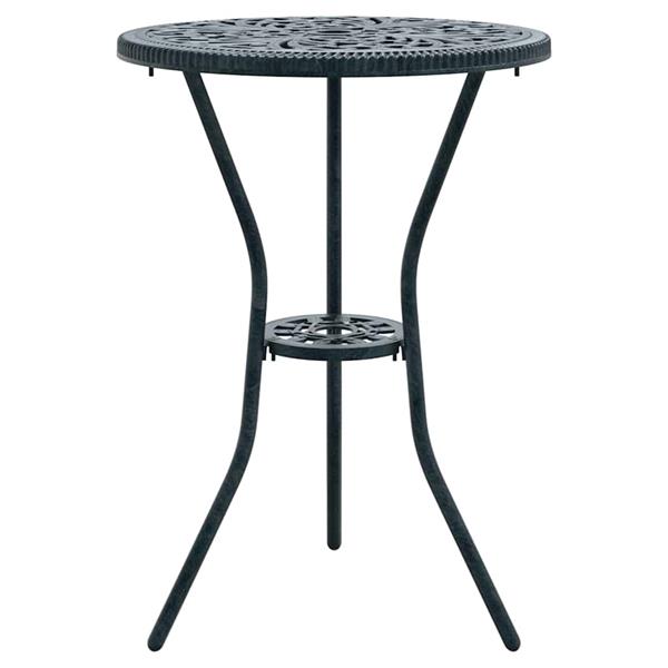 Grote foto vidaxl tuin bistro set 3 pcs groen aluminium tuin en terras tuinmeubelen