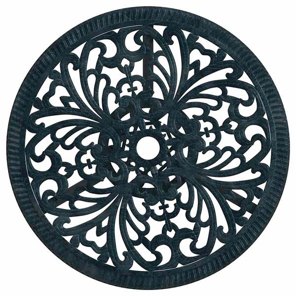 Grote foto vidaxl tuin bistro set 3 pcs groen aluminium tuin en terras tuinmeubelen