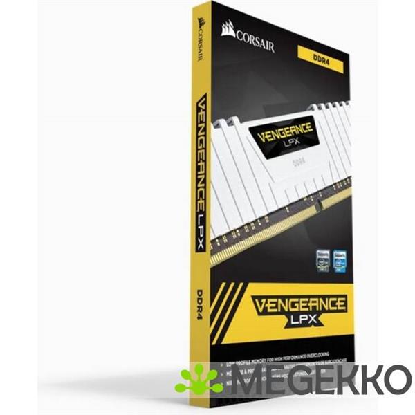 Grote foto corsair ddr4 vengeance lpx 2x16gb 3200 white computers en software overige computers en software