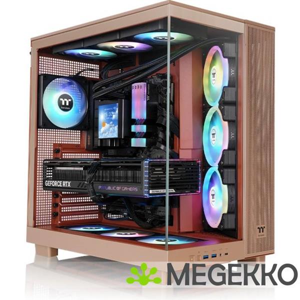 Grote foto thermaltake view 380 xl tg argb midi tower zand computers en software behuizingen en kasten