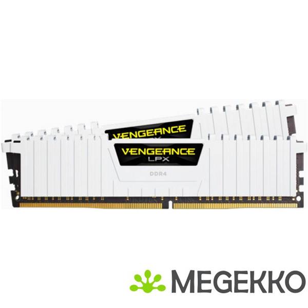 Grote foto corsair ddr4 vengeance lpx 2x16gb 3200 white computers en software harde schijven