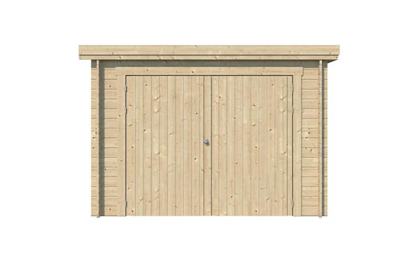 Grote foto nieuw modern houten garage 3711 tuin en terras tuinhuisjes en blokhutten