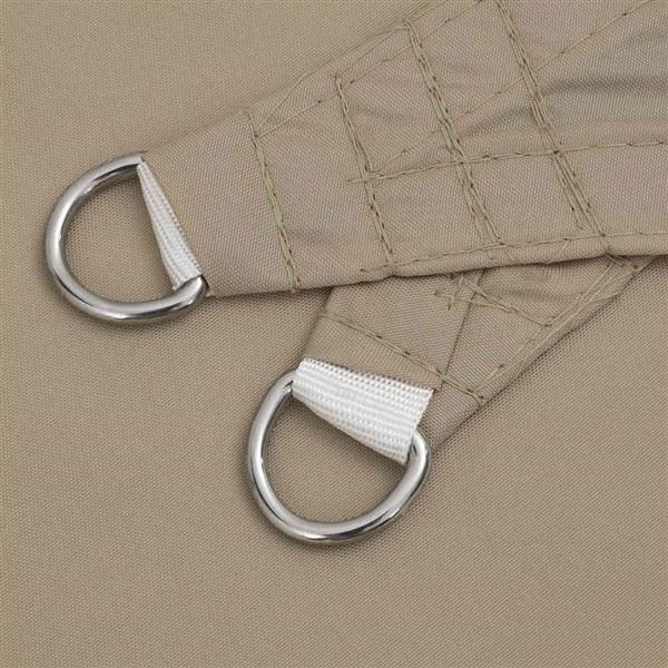 Grote foto vidaxl zonnescherm taupe 7x5x5 m 100 polyester oxford tuin en terras overige tuin en terras