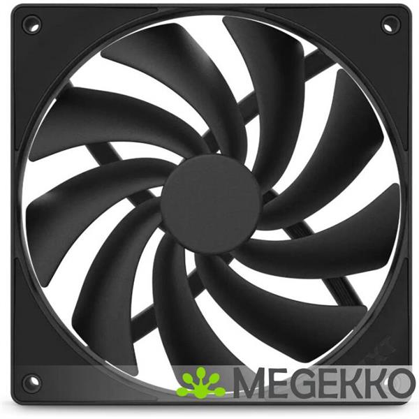 Grote foto nzxt f140q 140mm black quiet airflow computers en software overige computers en software