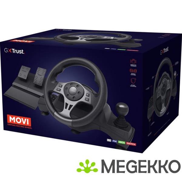 Grote foto trust gxt 289 movi zwart usb stuur pedalen computers en software overige computers en software