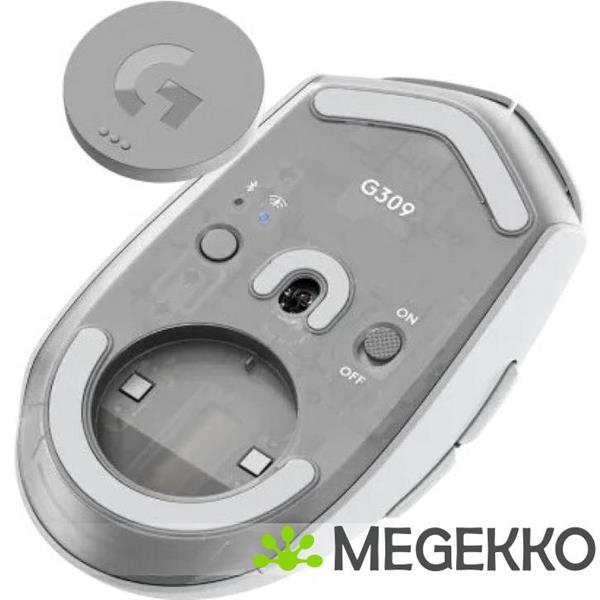 Grote foto logitech g309 draadloze gaming muis wit computers en software overige computers en software