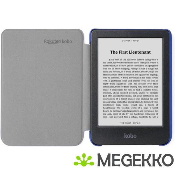 Grote foto kobo clara sleepcover case folioblad blauw telecommunicatie tablets