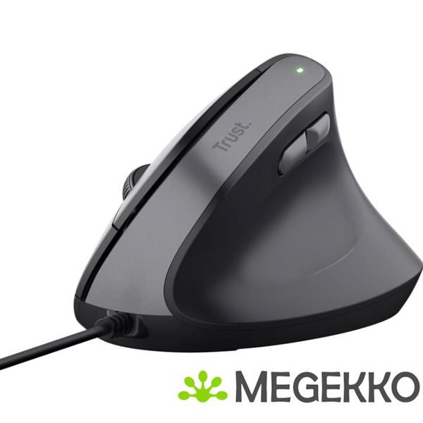 Grote foto trust bayo v2 verticale ergonomische muis zwart computers en software overige computers en software