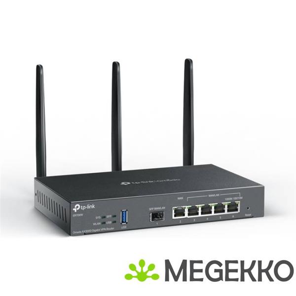 Grote foto tp link er706w draadloze router gigabit ethernet dual band 2.4 ghz 5 ghz zwart computers en software netwerkkaarten routers en switches