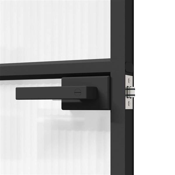 Grote foto vidaxl huisdeur 93 x 201 5 x 3 5 cm aluminium en gehard glas doe het zelf en verbouw deuren en horren