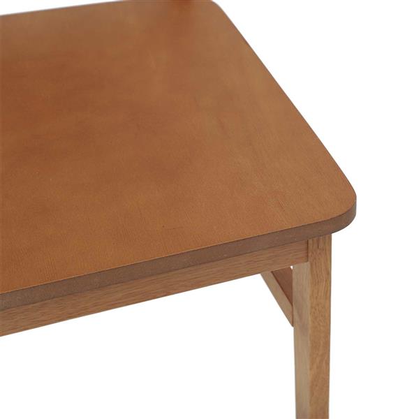 Grote foto vidaxl eetkamerstoel 2 pcs naturel massief rubberhout huis en inrichting stoelen