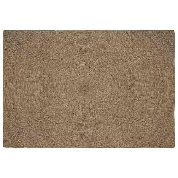 Grote foto vidaxl vloerkleed grijs 200 x 290 cm jute huis en inrichting vloerbedekking en kleden