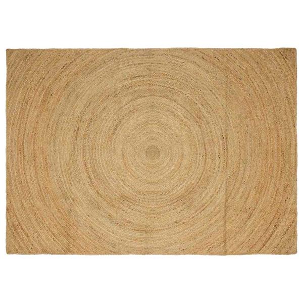 Grote foto vidaxl vloerkleed bruin 160 x 230 cm jute huis en inrichting vloerbedekking en kleden