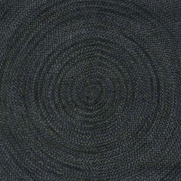 Grote foto vidaxl vloerkleed donkergrijs 200 x 200 cm jute huis en inrichting vloerbedekking en kleden