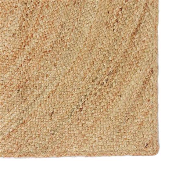 Grote foto vidaxl vloerkleed bruin 80 x 300 cm jute huis en inrichting vloerbedekking en kleden