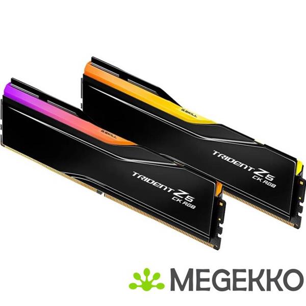 Grote foto g.skill ddr5 trident z5 ck rgb 2x24gb 8400mhz cl40 f5 8400c4052g24gx2 tz5crk computers en software harde schijven