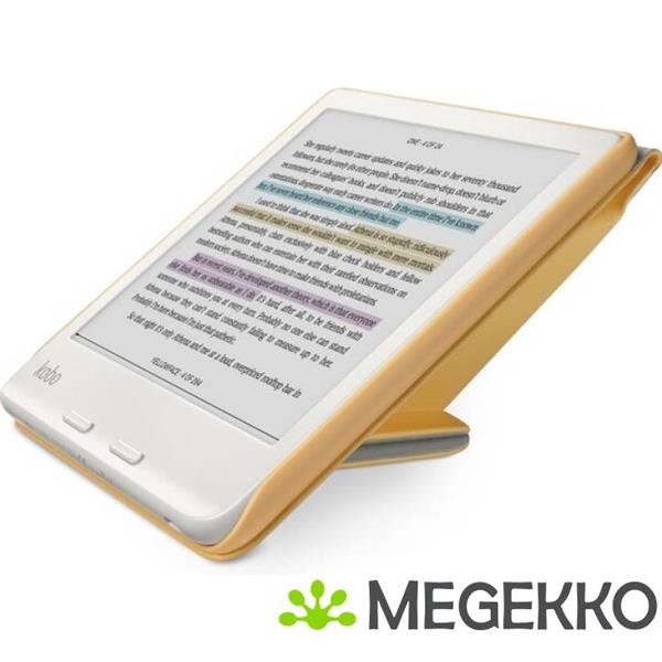 Grote foto kobo libra colour sleepcover geel telecommunicatie tablets