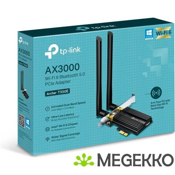 Grote foto tp link archer wlan adapter tx50e computers en software netwerkkaarten routers en switches
