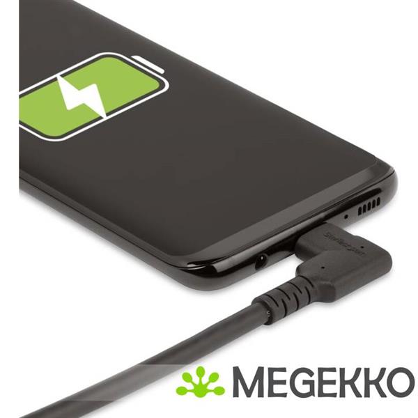 Grote foto startech.com usb 3.2 gen 2 10gbps 100w usb type c usb type c haaks 1m computers en software overige computers en software