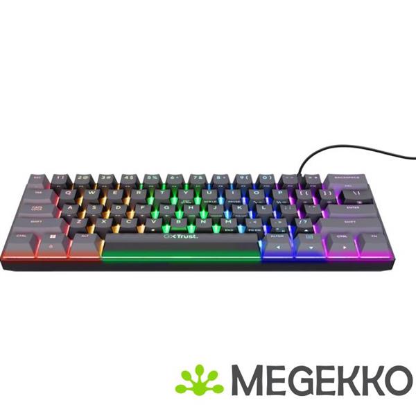 Grote foto trust gxt 867 acira mini mechanisch toetsenbord zwart computers en software toetsenborden