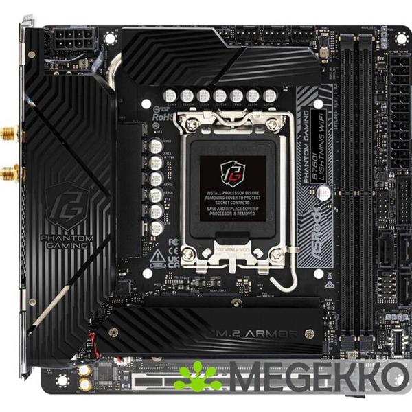 Grote foto asrock b760i lightning wifi computers en software moederborden