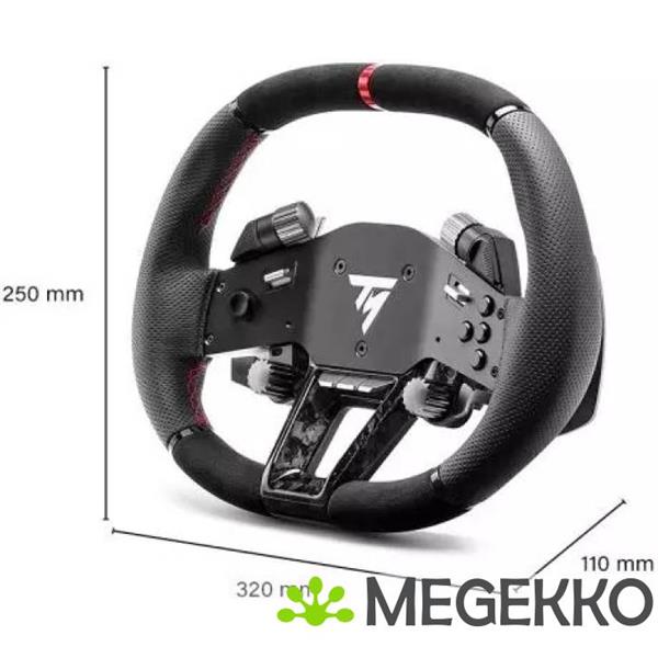 Grote foto thrustmaster hypercar wheel add on zwart zilver stuur pc playstation 4 playstation 5 computers en software overige computers en software